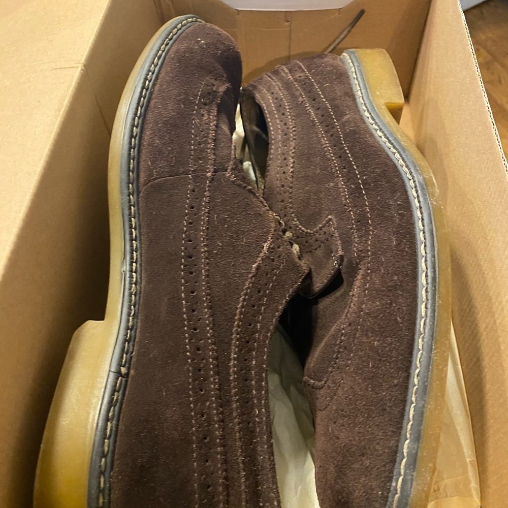 Bass Brown Oxford Shoes Classic Design